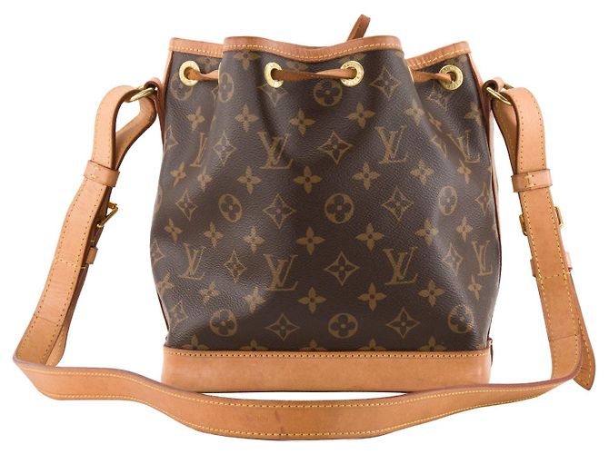 Noe LOUIS VUITTON - Borsa a tracolla Louis Vuitton Noé BB in tela rivestita monogram marrone - vista 3