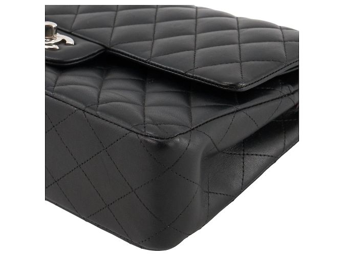 CHANEL - Borsa a mano Classique/Timeless 11.12 Chanel in pelle liscia nera Nero - vista 5
