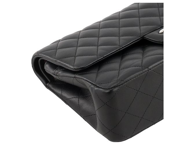 CHANEL - Borsa a mano Classique/Timeless 11.12 Chanel in pelle liscia nera Nero - vista 6