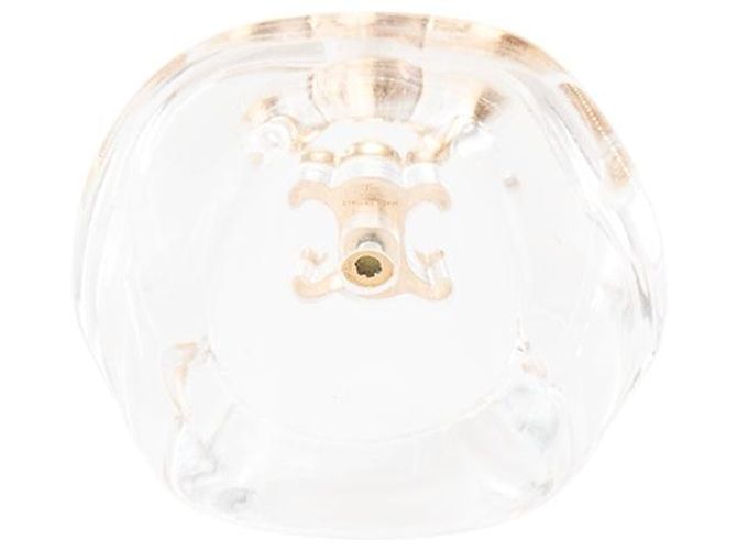 Céline CELINE - Anello Celine Triomphe in plexiglass trasparente e ottone dorato (T50) D'oro - vista 2