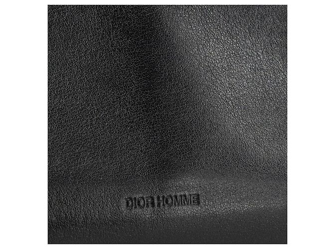 DIOR - Portafoglio lungo zip Dior in pelle liscia nera Nero - vista 5