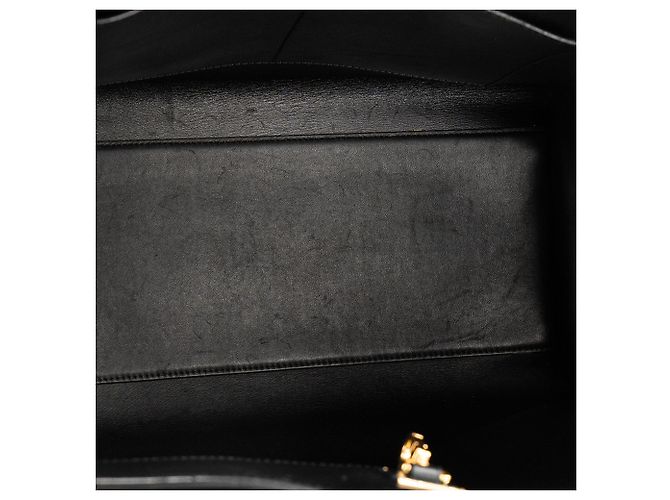 LOUIS VUITTON - Borsa a mano Louis Vuitton City Steamer MM in pelle liscia nera Nero - vista 12