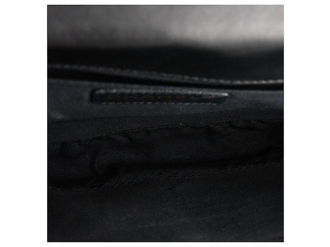 CHANEL - Borsa a tracolla Boy Mini Chanel in pelle liscia nera Nero - vista 9