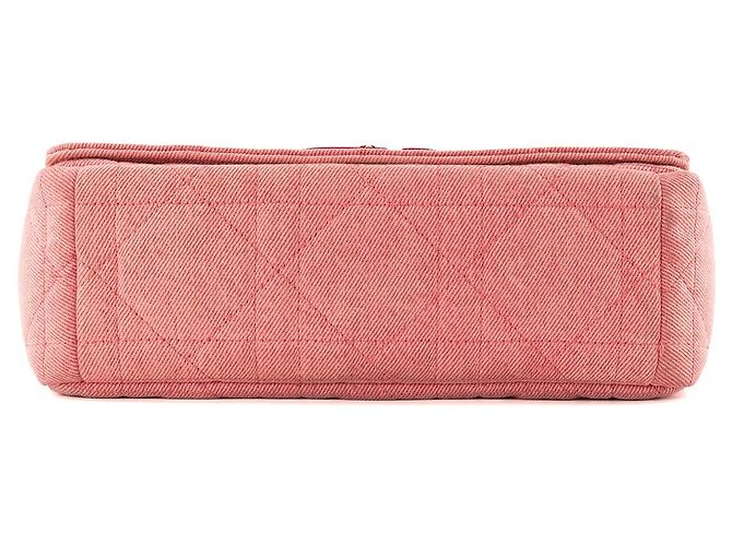 Autre Marque DIOR - Borsa a tracolla Dior Caro medium in denim rosa - vista 4