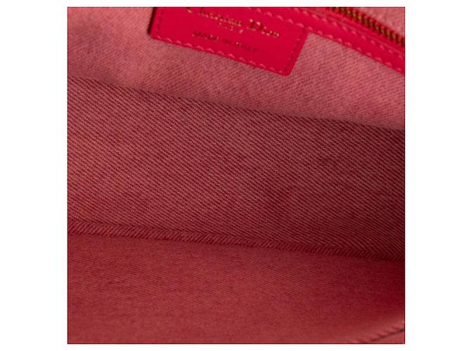 Autre Marque DIOR - Borsa a tracolla Dior Caro medium in denim rosa - vista 7