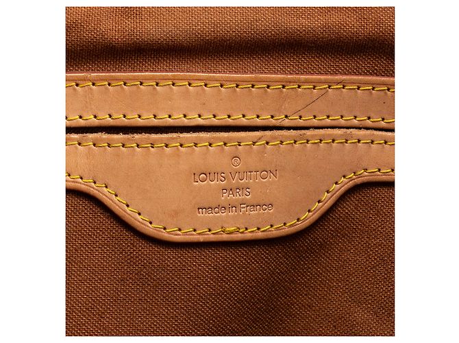 LOUIS VUITTON - Palermo Louis Vuitton Handtasche aus vintage Monogram Coated Canvas Braun - Ansicht 10
