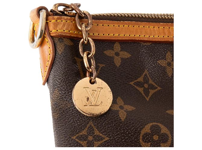 LOUIS VUITTON - Palermo Louis Vuitton Handtasche aus vintage Monogram Coated Canvas Braun - Ansicht 6