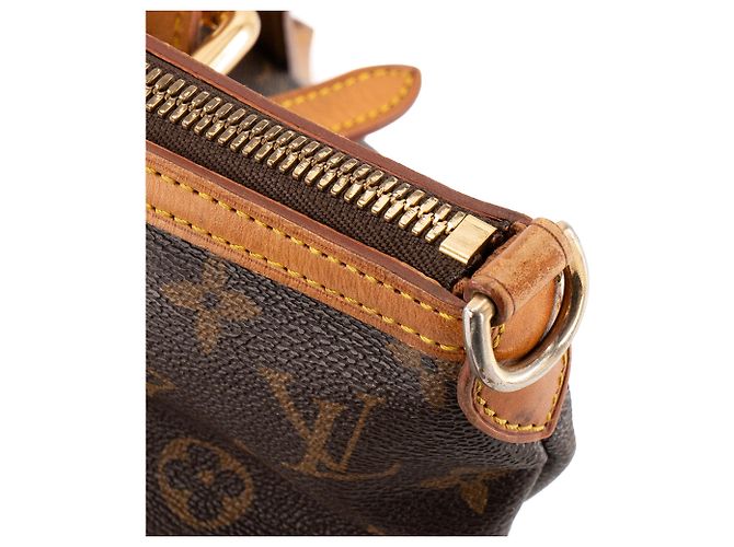 LOUIS VUITTON - Palermo Louis Vuitton Handtasche aus vintage Monogram Coated Canvas Braun - Ansicht 7