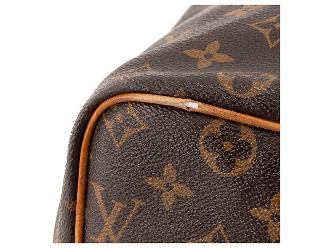 LOUIS VUITTON - Palermo Louis Vuitton Handtasche aus vintage Monogram Coated Canvas Braun - Ansicht 8