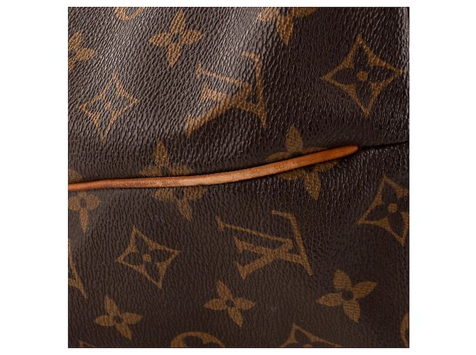 LOUIS VUITTON - Palermo Louis Vuitton Handtasche aus vintage Monogram Coated Canvas Braun - Ansicht 9