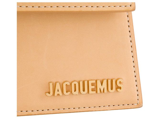JACQUEMUS - Borsa a tracolla Le Chiquito Moyen Jacquemus in pelle liscia gialla Giallo - vista 5