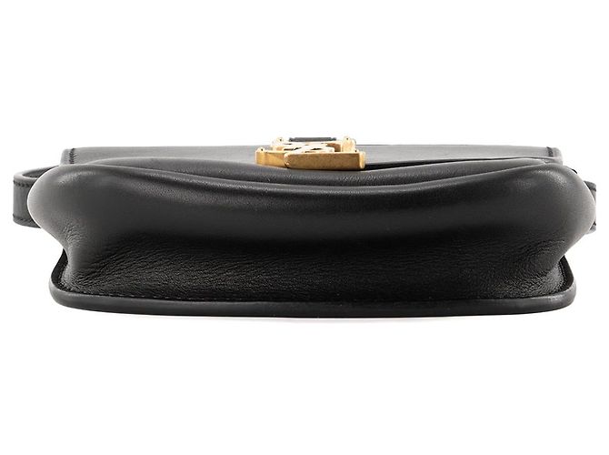 Autre Marque SAINT LAURENT - Borsa a tracolla mini Kaia Saint Laurent in pelle liscia nera Nero - vista 4