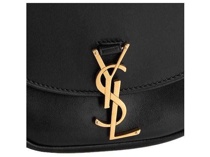Autre Marque SAINT LAURENT - Borsa a tracolla mini Kaia Saint Laurent in pelle liscia nera Nero - vista 5