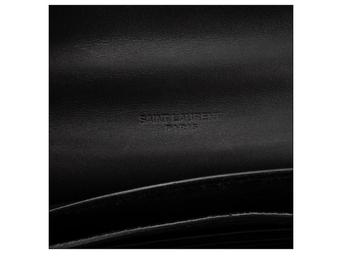 Autre Marque SAINT LAURENT - Borsa a tracolla mini Kaia Saint Laurent in pelle liscia nera Nero - vista 7