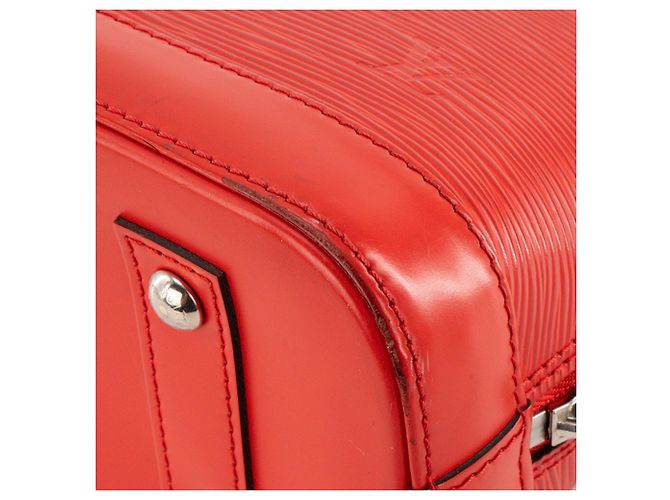 LOUIS VUITTON - Borsa a tracolla Louis Vuitton Alma BB in pelle epi rossa Rosso - vista 10
