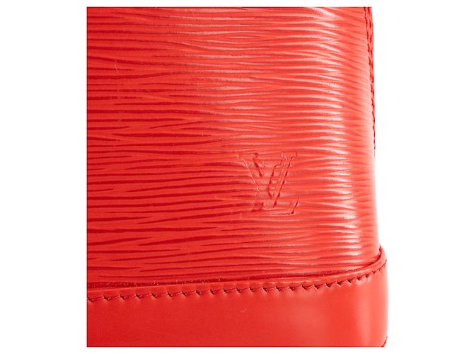 LOUIS VUITTON - Borsa a tracolla Louis Vuitton Alma BB in pelle epi rossa Rosso - vista 5