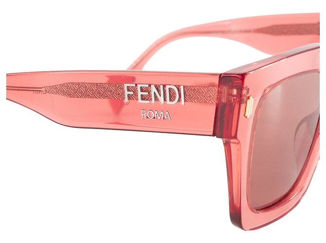 FENDI - Gafas de sol Fendi en acetato rosa - vista 3