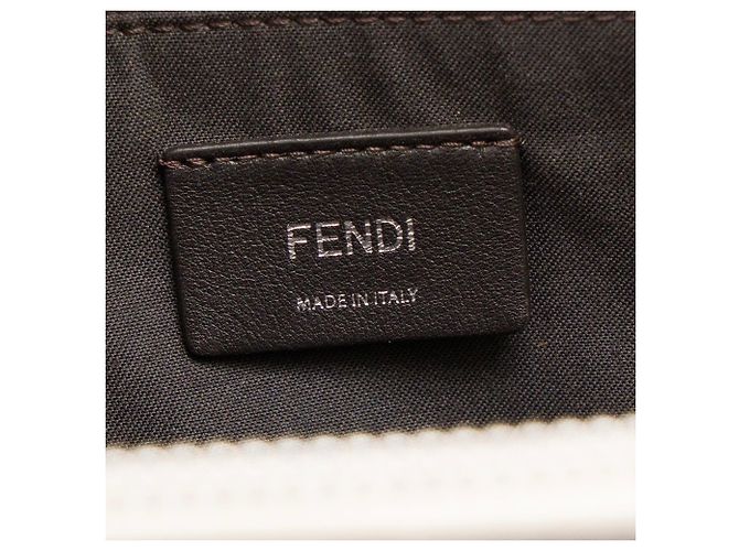 FENDI - Borsa a tracolla By The Way Medium Fendi in pelle liscia beige - vista 9