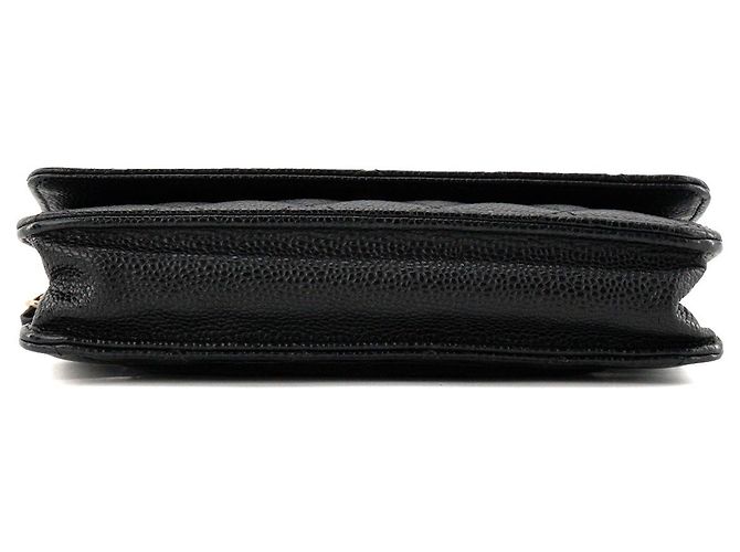 CHANEL - Borsa a tracolla Wallet On Chain Classic/Timeless in pelle caviar nera Nero - vista 4