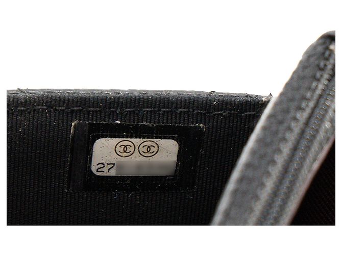 CHANEL - Borsa a tracolla Wallet On Chain Classic/Timeless in pelle caviar nera Nero - vista 8