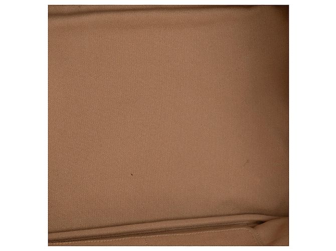 PRADA - Borsa Tote Prada in Canapa Large in tela beige - vista 9