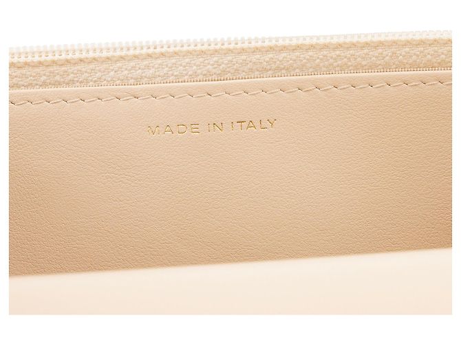 CHANEL - Borsa a tracolla Wallet On Chain 19 in pelle liscia beige - vista 7