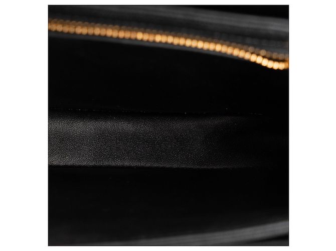 Céline CELINE - Borsa a tracolla Clea Triomphe Celine in pelle liscia nera Nero - vista 7