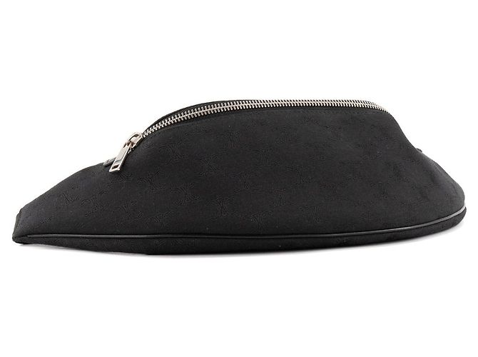 Céline CELINE - Borsa a tracolla Messenger Celine in tela jacquard triomphe e pelle liscia nera Nero - vista 2