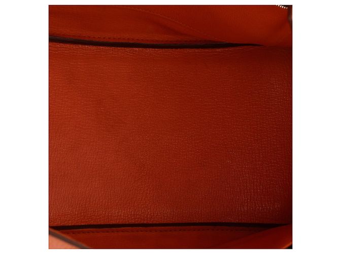 HERMÈS - Borsa a mano Hermès Birkin 35 in pelle Togo Orange Arancione - vista 11