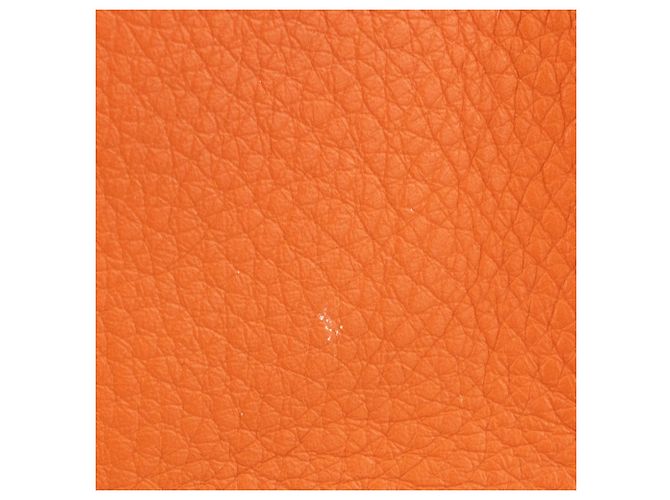 HERMÈS - Borsa a mano Hermès Birkin 35 in pelle Togo Orange Arancione - vista 7