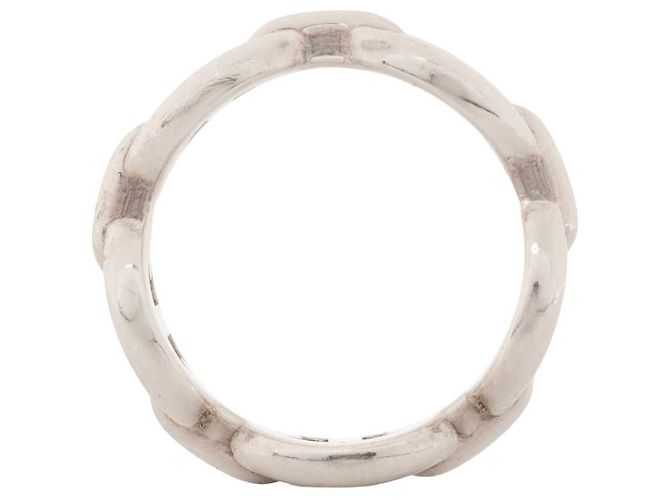 HERMÈS - Chaine d'ancre Enchaînée Ring kleines Modell Hermès aus Silber (T54) - Ansicht 2
