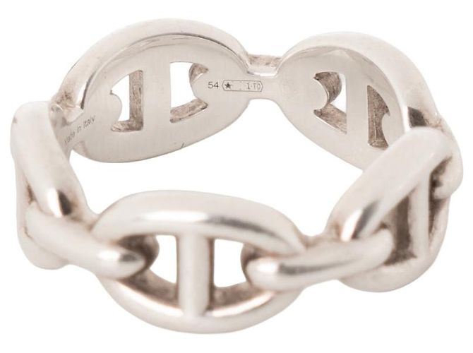 HERMÈS - Chaine d'ancre Enchaînée Ring kleines Modell Hermès aus Silber (T54) - Ansicht 5