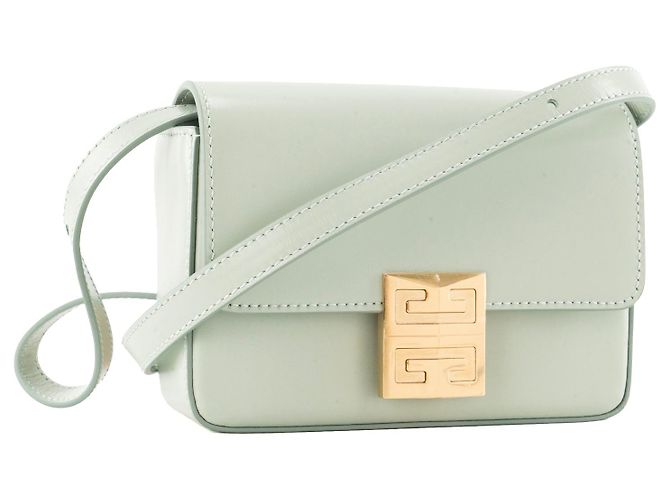 GIVENCHY - Bolso de bandolera 4G Mini Givenchy en piel lisa celadón Verde - vista 2