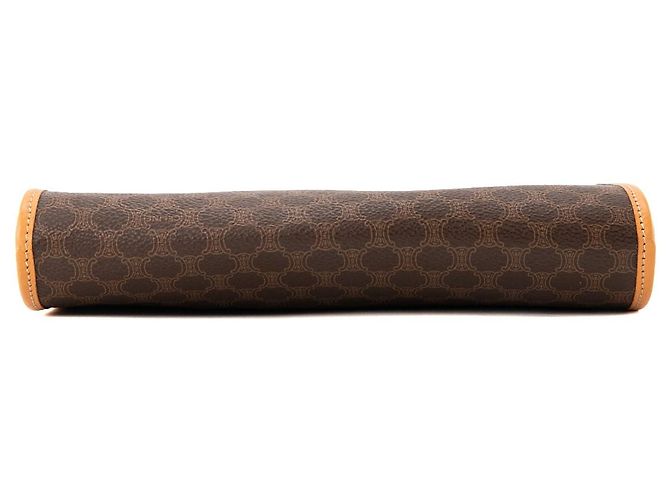 Céline CELINE - Vintage braune Macadam beschichtete Leinwand Celine Pochette - Ansicht 4