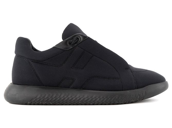 HERMÈS - Sneakers Avatar Hermès in tela di nylon nera (T40) Nero - vista 2