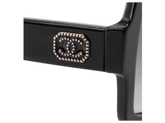 CHANEL - Gafas de sol Chanel en acetato negro - vista 3