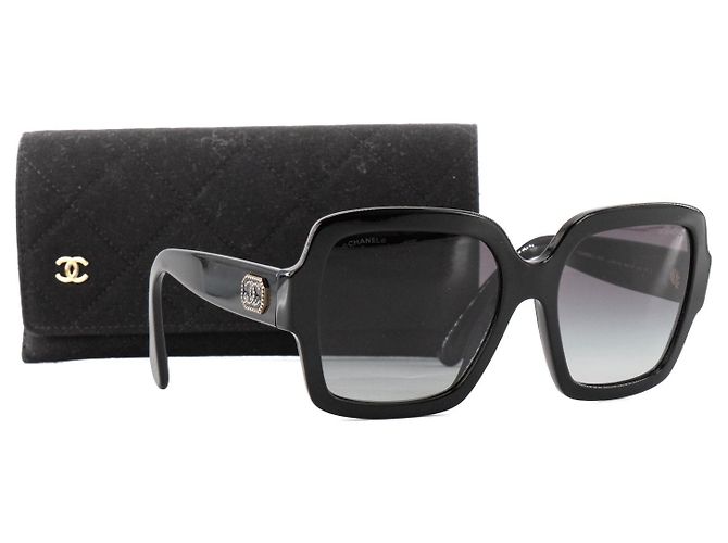 CHANEL - Gafas de sol Chanel en acetato negro - vista 6