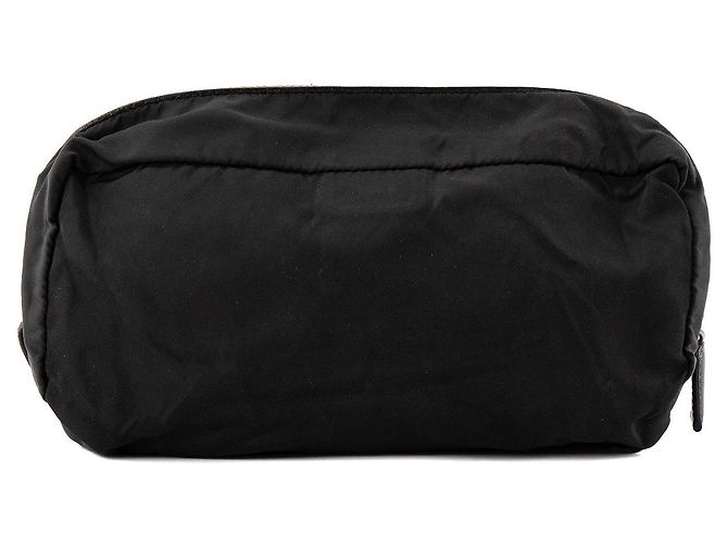 PRADA - Pochette in Re-Nylon Prada e pelle saffiano nera Nero - vista 3
