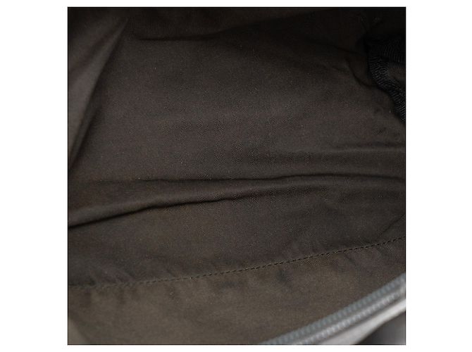 PRADA - Pochette in Re-Nylon Prada e pelle saffiano nera Nero - vista 7