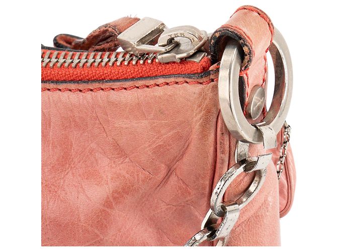 GIVENCHY - Bolso de hombro Givenchy de piel plisada rosa - vista 4