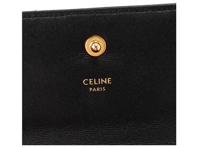 Céline CELINE - Borsa a tracolla Celine in pelle matelassé nera Nero - vista 6