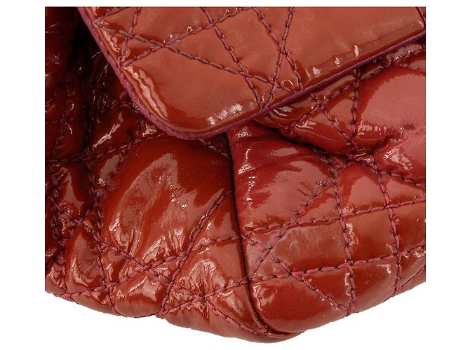 DIOR - Borsa a tracolla Miss Dior in pelle cannage verniciata rossa Rosso - vista 10