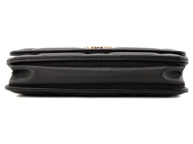 CHANEL - Borsa a tracolla Classica/Timeless Wallet On Chain 19 Chanel in pelle liscia nera Nero - vista 4