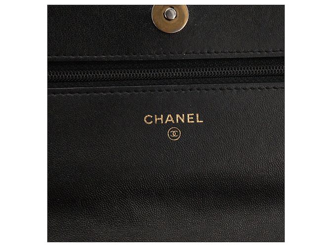 CHANEL - Borsa a tracolla Classica/Timeless Wallet On Chain 19 Chanel in pelle liscia nera Nero - vista 6