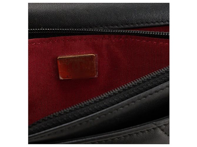 CHANEL - Borsa a tracolla Classica/Timeless Wallet On Chain 19 Chanel in pelle liscia nera Nero - vista 9