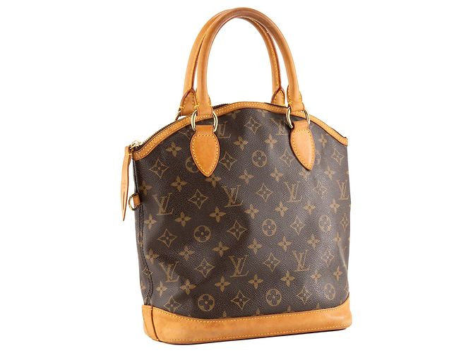 LOUIS VUITTON - Lock It Louis Vuitton Handtasche aus vintage monogrammée Canvas Braun - Ansicht 2