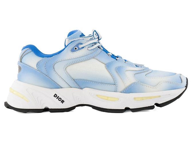 Autre Marque DIOR - Sneakers CD1 Dior in tela e pelle blu e bianca (T42) - vista 2