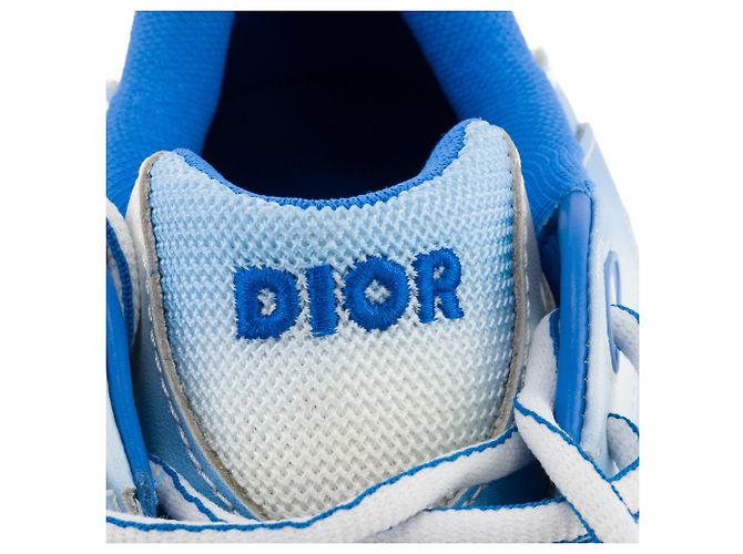 Autre Marque DIOR - Sneakers CD1 Dior in tela e pelle blu e bianca (T42) - vista 5