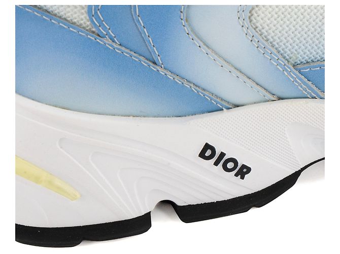 Autre Marque DIOR - Sneakers CD1 Dior in tela e pelle blu e bianca (T42) - vista 6