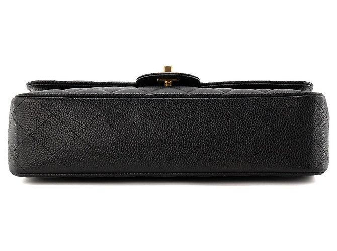 CHANEL - Borsa a tracolla Classique/Timeless 11.12 Chanel in pelle caviar nera Nero - vista 4